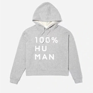 Everlane Gray '100% Human' Hoodie